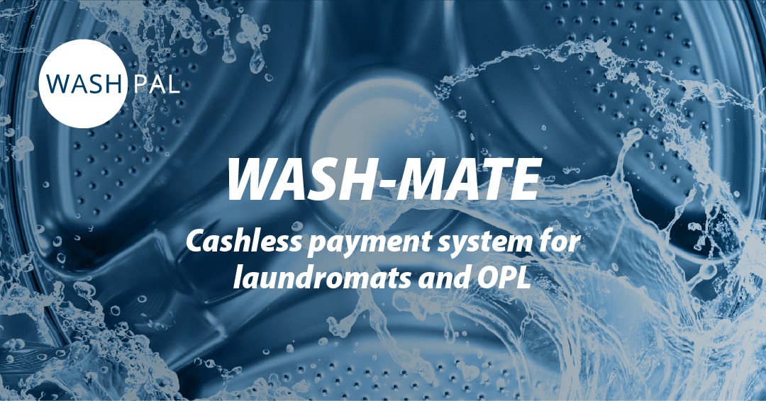 WASHMATE Cashless payment system for laundromats and OPL